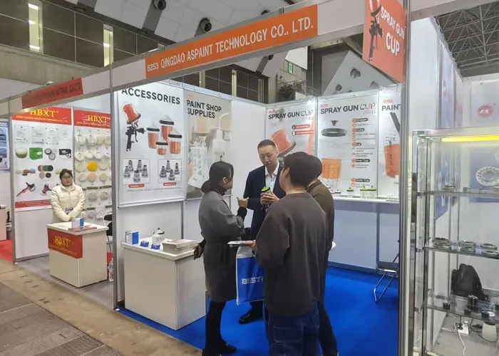 Qingdao Espant Technology Co., Ltd.는 2025 Tokyo International Auto Parts Show (IAAE)에서 스프레이 건 컵과 함께 빛납니다.