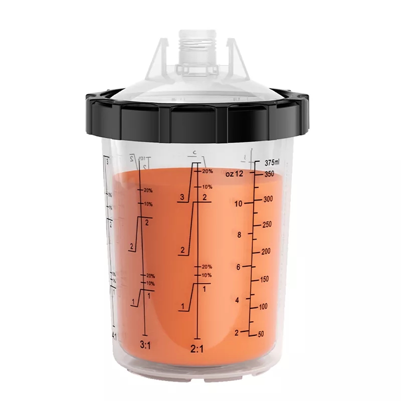 산업 제조에서 400ml 일회용 페인트 컵 시스템 1.0의 특정 응용은 무엇입니까?