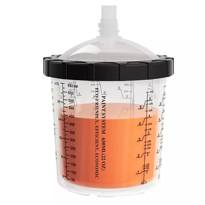 650ML 일회용 페인트 컵 시스템 4.0